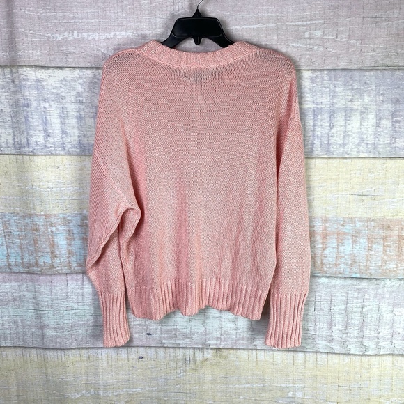 SOMETHING NAVY Subtle Sheen Sweater in Pink Gem - Picture 5 of 9